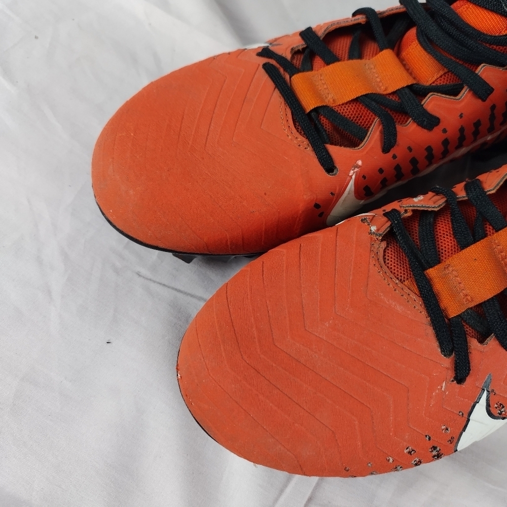 Nike Men's 9.5 Alpha Menace Pro 2 Mid Football Cleats Orange AQ3209-801 - Picture 3 of 13